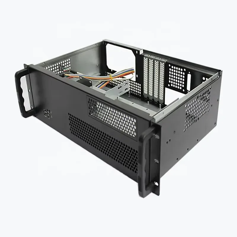 Novatech Global 19 Inch 3U ATX Rack Mount Server Chassis 300mm Depth Industrial Case with 5.25 Inch Optical Drive Bay for - view 3