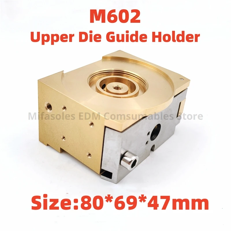 

M602 Upper Die Guide Block X187B580H01 80*69*47mm Die Guide Holder X192B442H01 for Mitsubishi-dwc FA Series wire cut EDM Machine