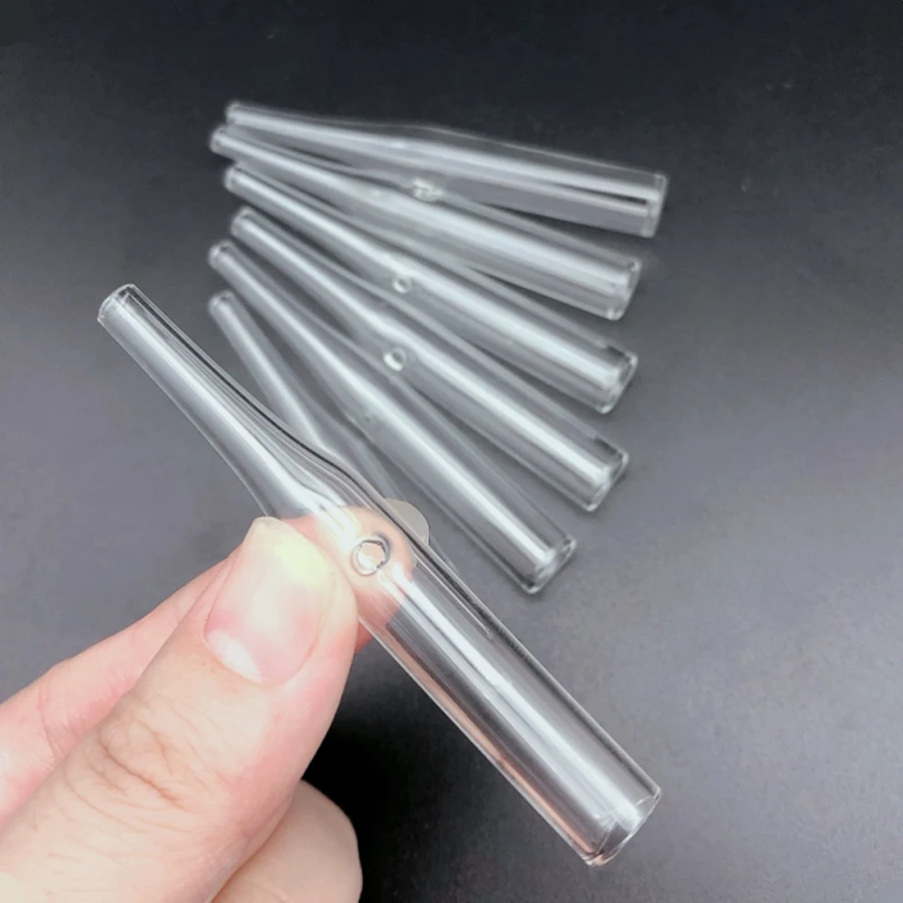 1pc Vacuum Suction Tube Blackhead Removal Glass Pipes Face Pore Cleanser Beauty Machine Vacuum Suction Facial Care Accessories