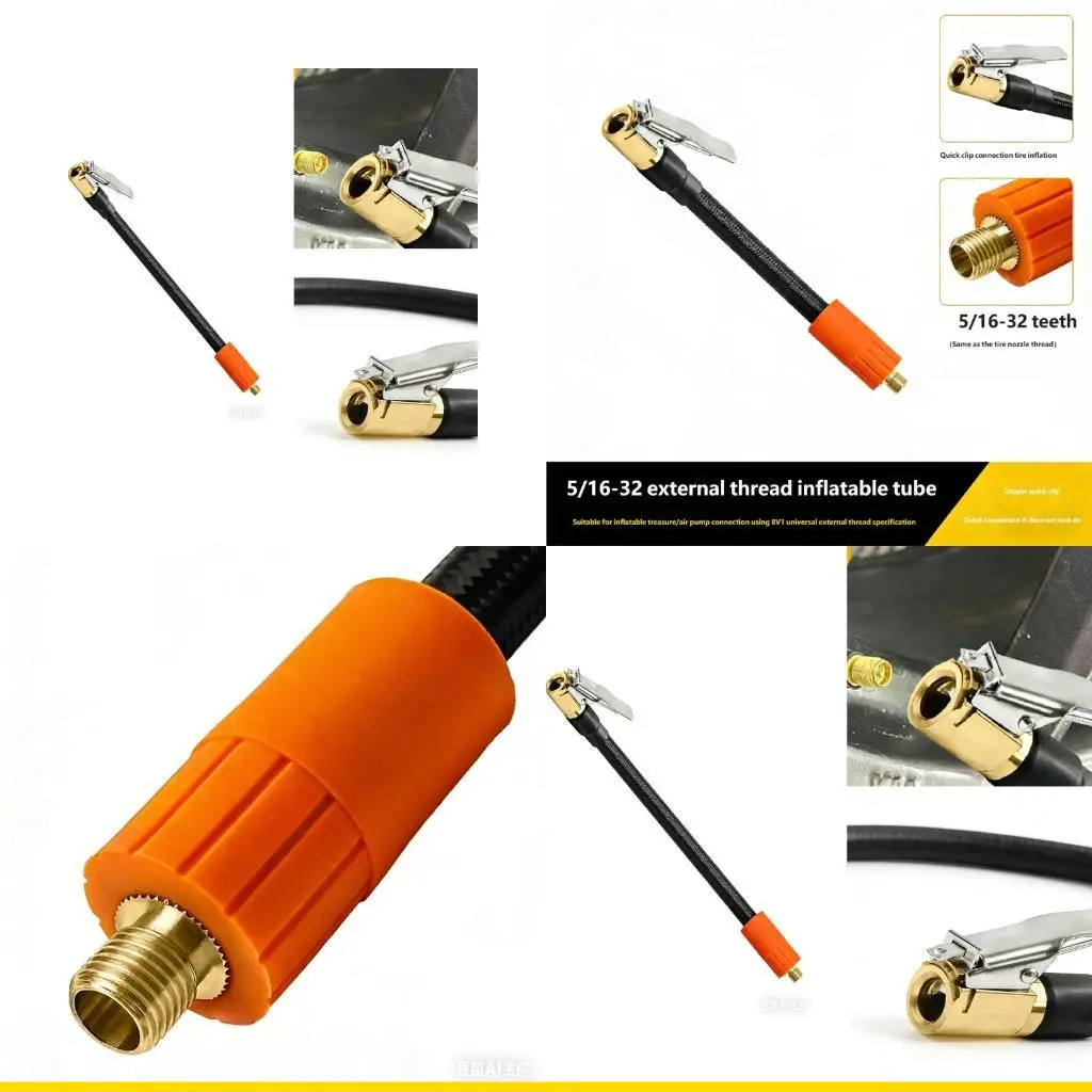 SZCH Flexible Not Burst Air Tube with Copper Connector Upgrades for Sports Equipment
