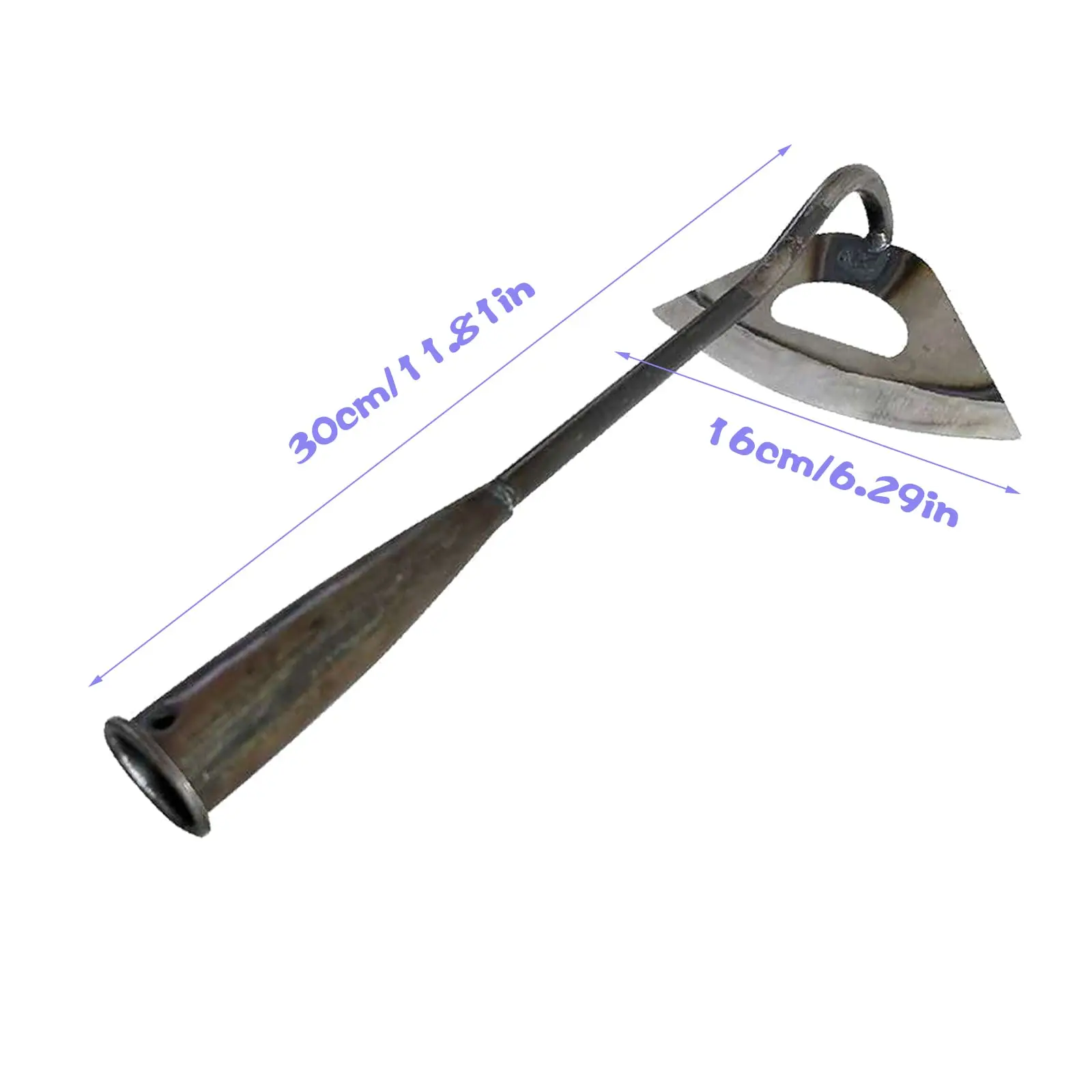 1PC Garden Tools Hollow All-Steel Hardened Sharp Edger Weeder Durable Gardening Hand Puller Accessories Backyard Farm Planting