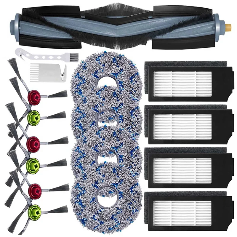 

【Shopper’S Favorite】4Set Accessories For Ecovacs DEEBOT X1 Omni, Replacement Parts For Ecovacs Deebot X1 Turbo Vacuum Cleaner
