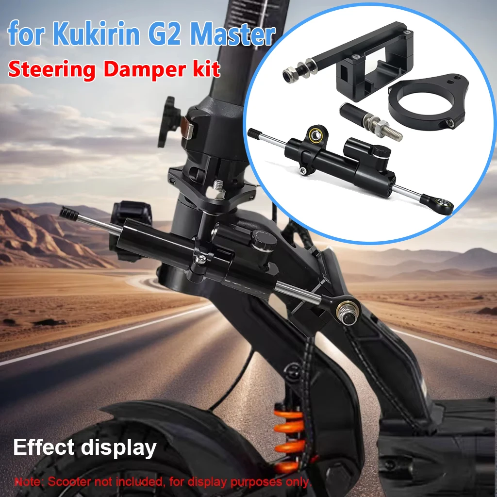 

For Kukirin G2 Master Scooter Mounting Stabilizer Steering Damper Electric Scooter Modification Bracket Refuse Handlebar Swing