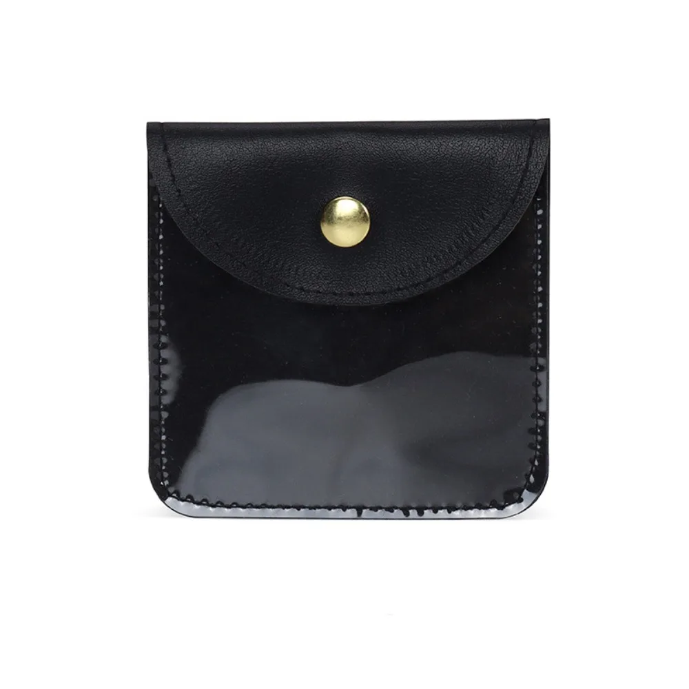 

5 шт., сумки для упаковки ювелирных изделий с кнопками, изысканный чехол для ушей, серьги, кольца, сумка для хранения ювелирных изделий, органайзер, прозрачный