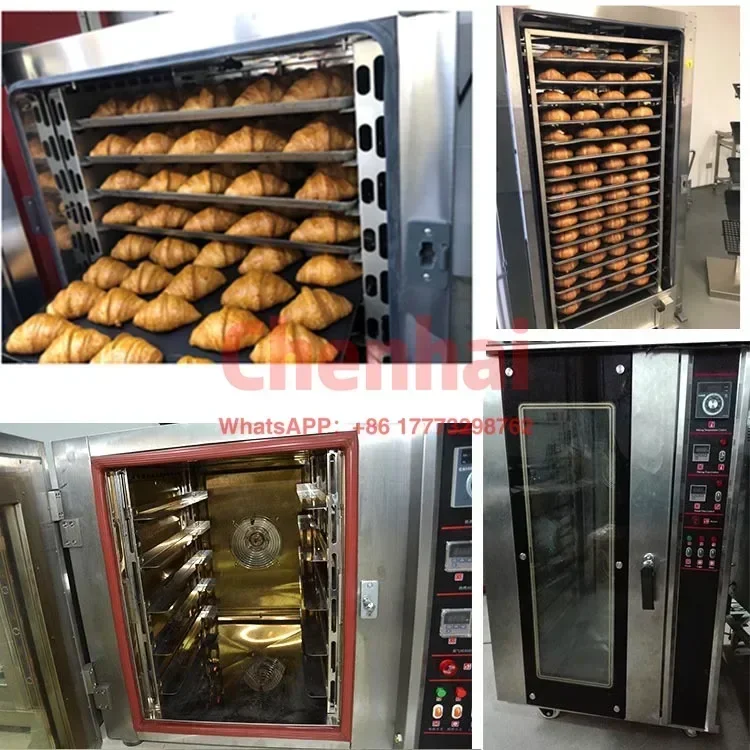 bakery equipment electric 3 4 5 6 trays industrial commercial baking oven convection ovens for bread with air fryers