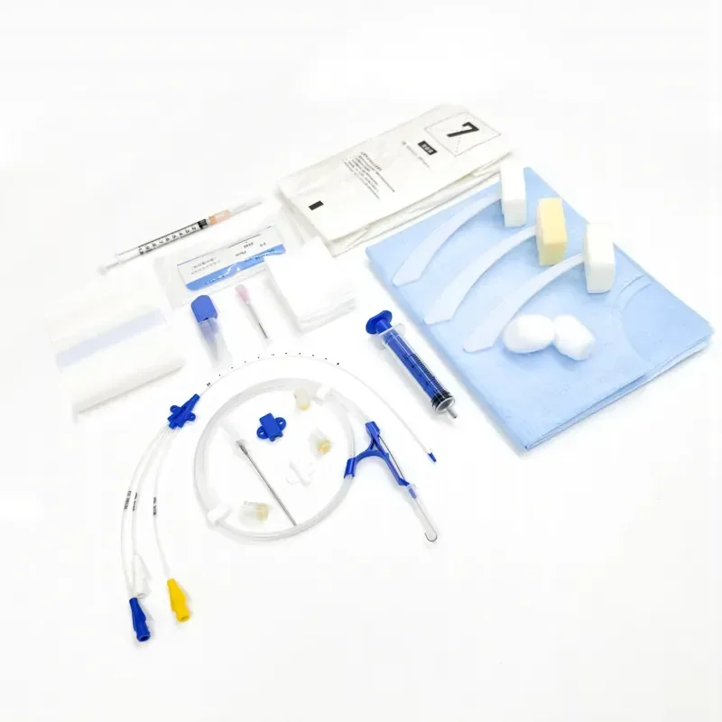 Hot Sell Triple Lumen Central Set Disposable 7Fr-15cm EOS Sterilized CVC CVP Kit DIALL Brand