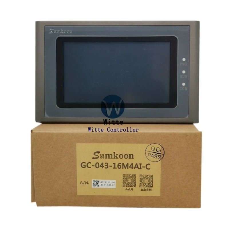 Imagem -03 - Samkoon-cortex do Processador Central do Tela Táctil a Rm9 Gc04316m2i-c Gc-043-16m4ai-c Hmi Mais Plc Dc24v 4.3in 200mhz