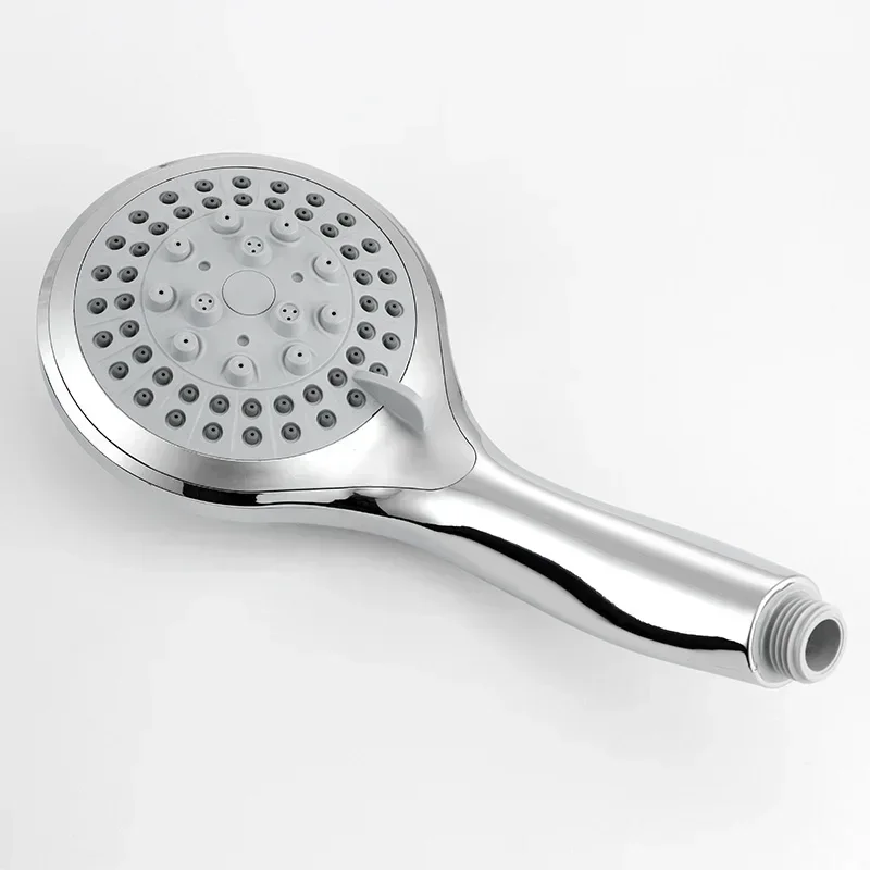 Zhang Ji 5 モードシリコンノズルシャワーヘッドハンドホールド降雨ジェットスプレー高圧強力なシャワーヘッドクロームメッキ