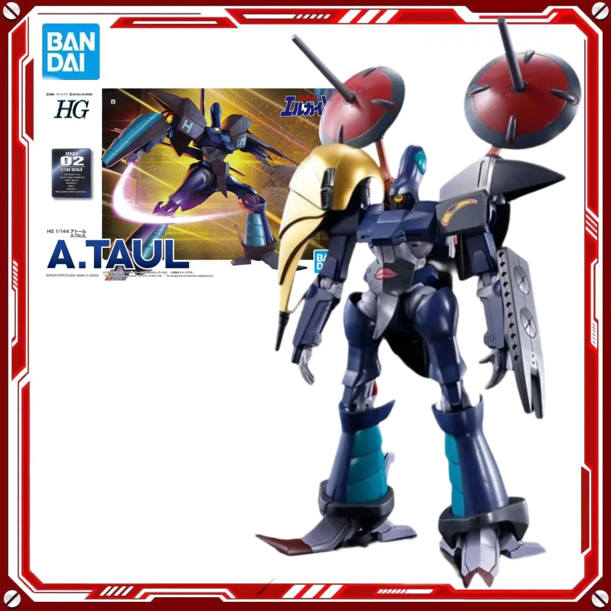 

Оригинальные наборы для сборки фигурок Bandai HG Heavy Metal, модель HG L-Gaim A.TAUL, аниме-фигурки, игрушки-модели, подарок для мальчиков и девочек