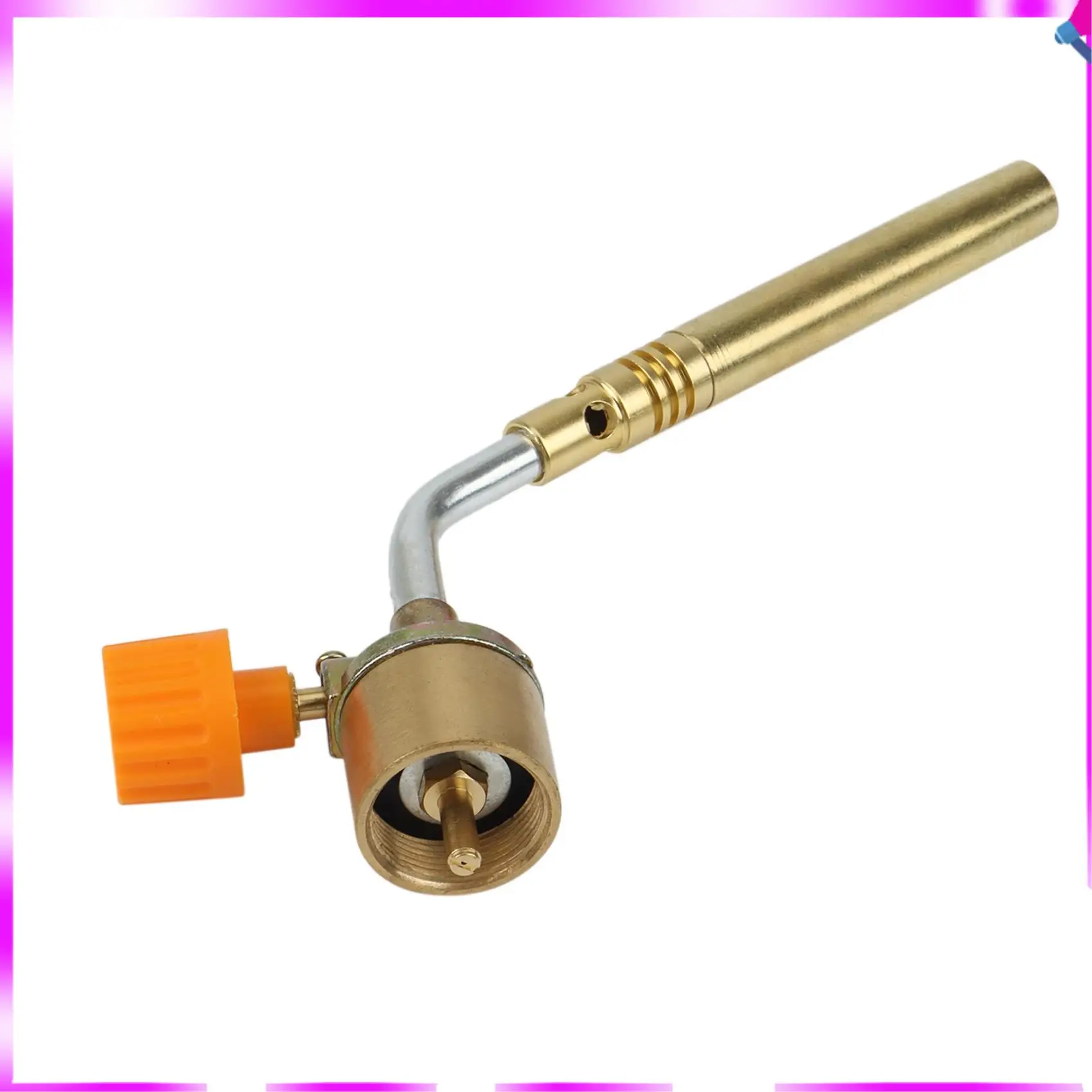 N96R Brass MAPP, Propane Gas Torch, Automatic Ignition Trigger, Heating Welding Burner, Suitable For Camping And Welding