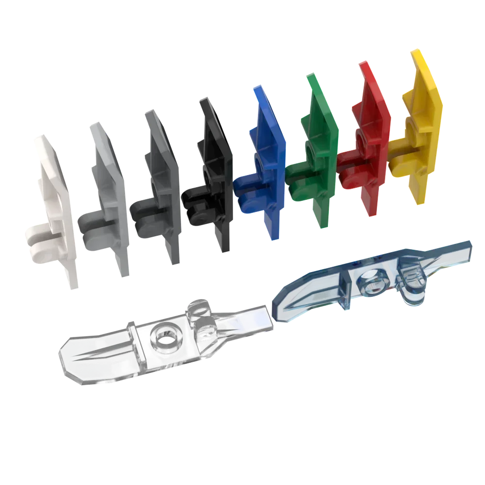 10 قطعة عالية التقنية تجميع الجسيمات 6120 99774 1x4x0.8 على الجليد الطوب اللبنات عدة استبدال جزء لعبة للأطفال #6