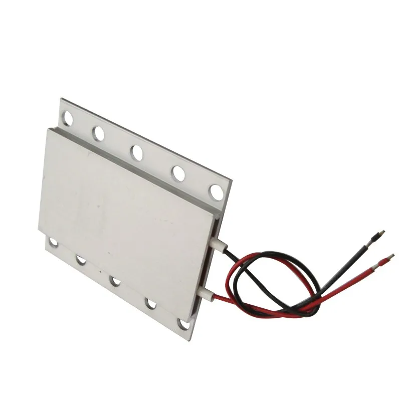 Imagem -06 - Alumínio Ptc Aquecedor Termostato Temperatura Constante 76x63x7 mm 12v24v220v 70c180c 8w-150w 1pc de
