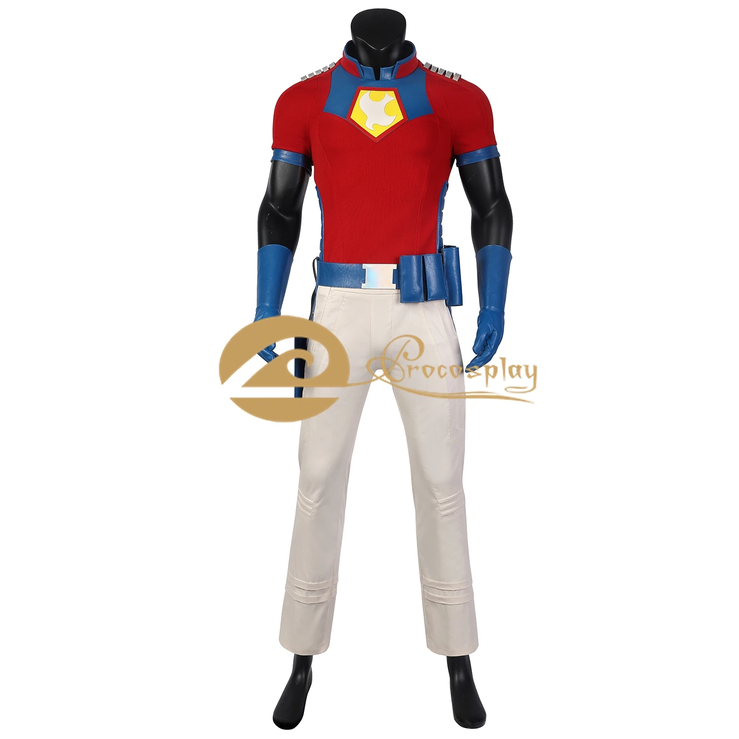 

Peacemaker Cosplay Costume 2021 Movie Role Play Outfit for Men Halloween Party