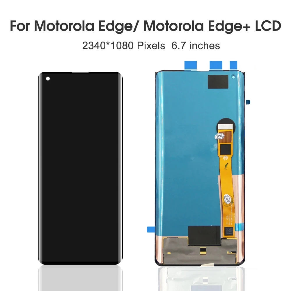 Super OLED for Motorola Moto Edge XT2063-2 XT2063-3 Lcd Display Touch Screen Assembly  for Motorola Edge/Edge Plus Replacement