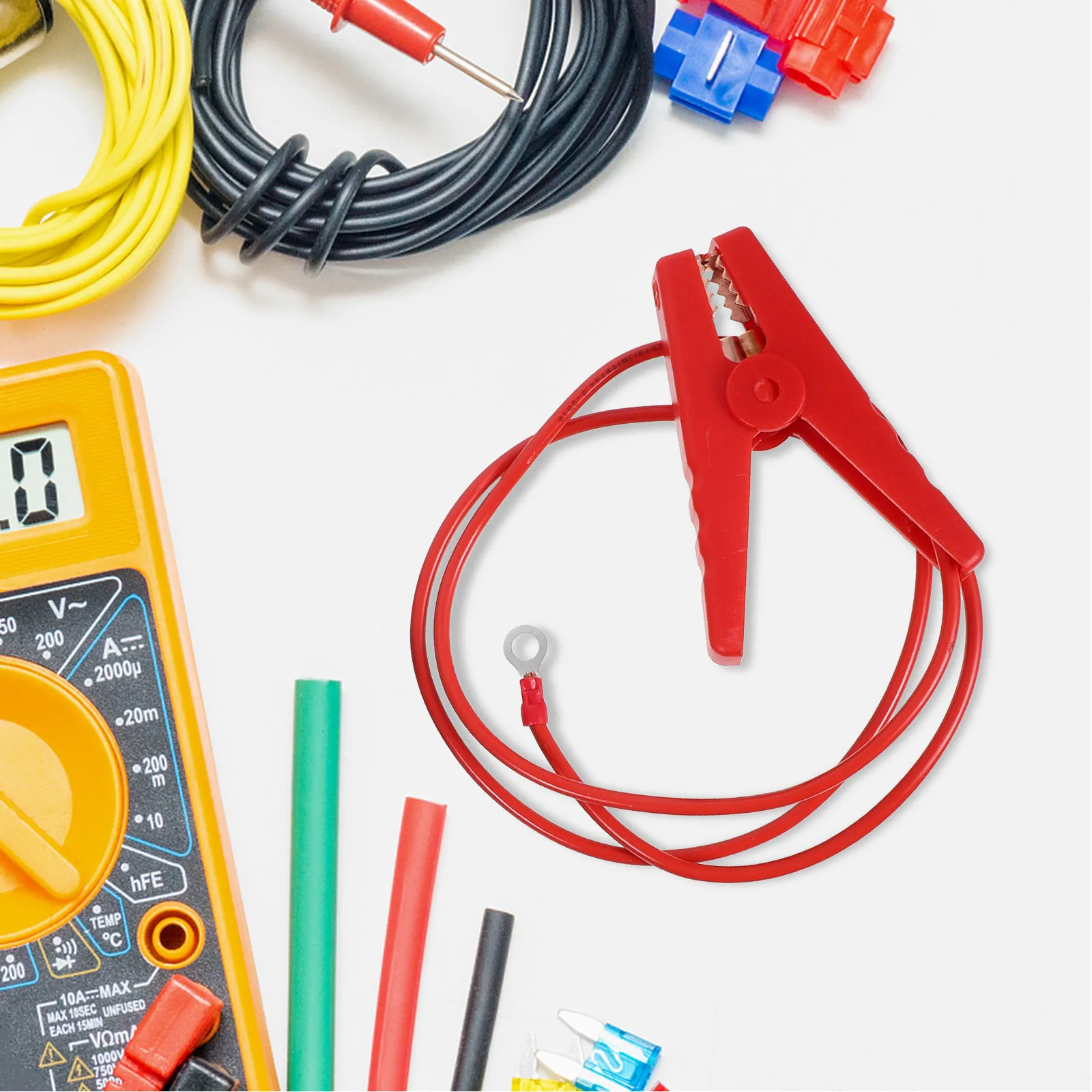 

Комплект из 2 сменных кабелей-перемычек с зажимами типа «крокодил» для портативного пускового устройства автомобиля