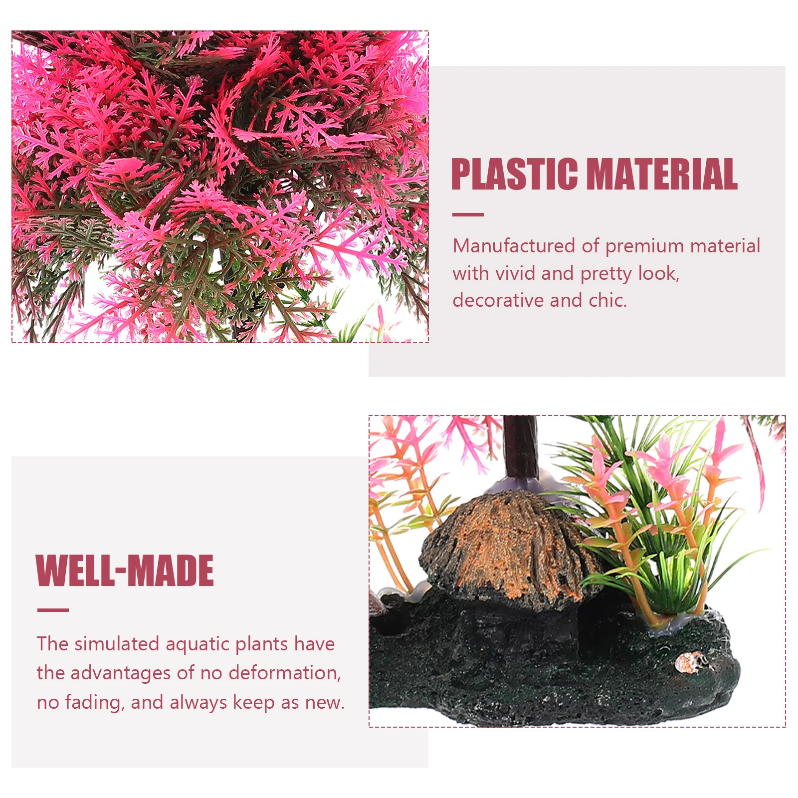 

Artificial Water Grass Decor Simulation Aquatic Plant For Fish Tank Aquarium Landscape Plastic Plants Ornament Accessories