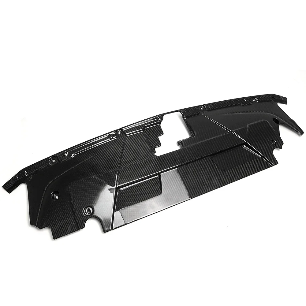 For Fd Mustang S650 GT Dark Horse 2024+ Radiator Cooling Plate Panel Replacement Interior Trim Real Dry Carbon Fiber