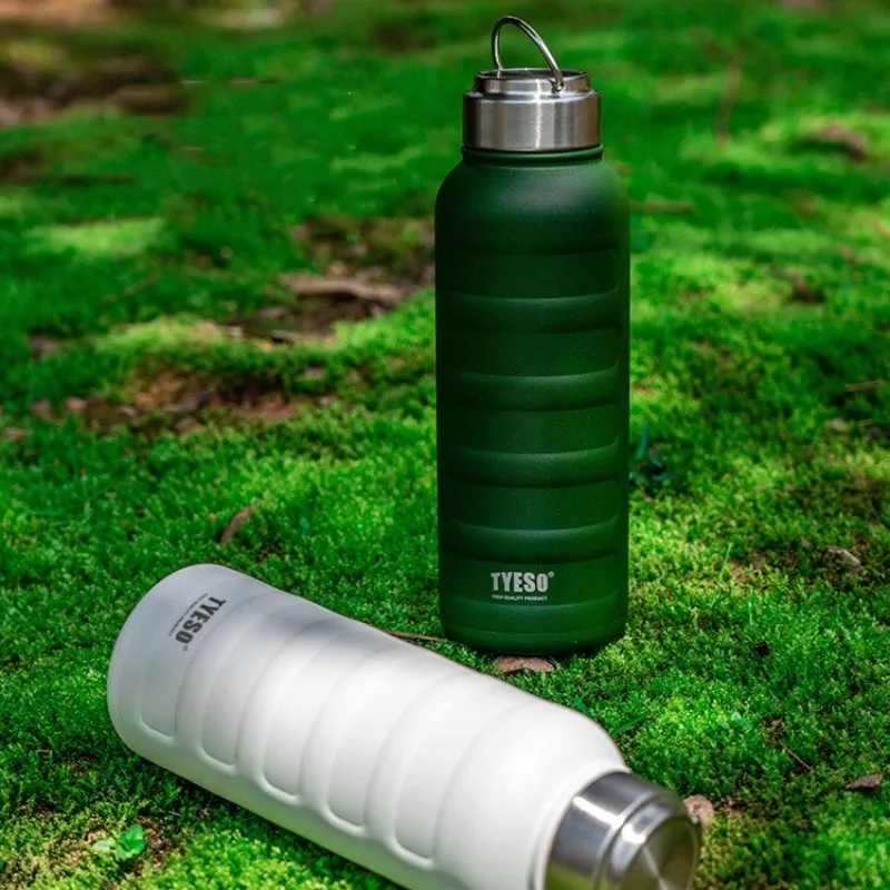 1000 ml 750 ml 360 ml Dubbele Rvs Thermos Mok Draagbare Sport Thermoskan Grote Capaciteit Thermische Waterfles Tumbler