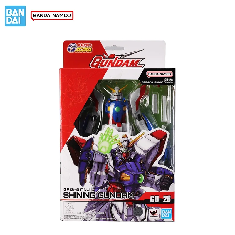 バンダイオリジナル本物のフィギュアガンダムモデルキットガンダムユニバース GF13-017NJ シャイニングガンダムコレクションモデルアクションフィギュアおもちゃ