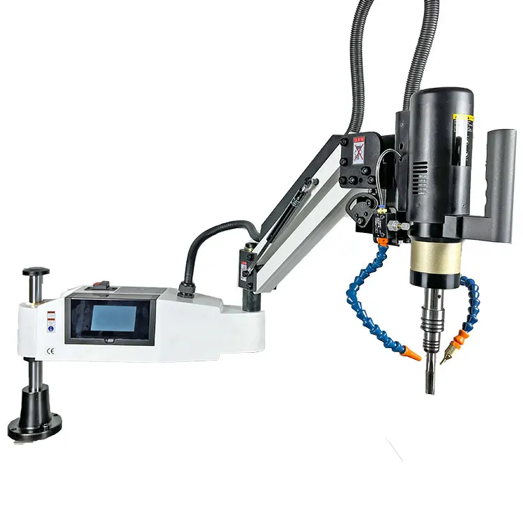 

M6-M30 Electric Servo Motor Removable Auto Screw Tapping Machine Can Add Oil and Cooling air