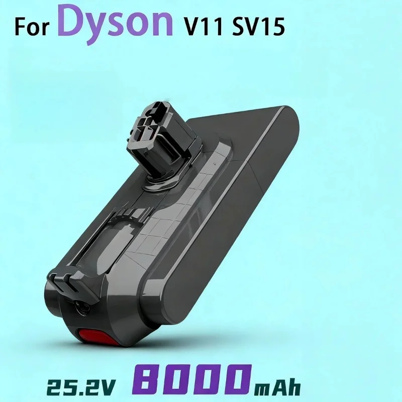 6000mAh Rechargeable Battery Replacement for V11 SV15 Cordless Vacuum Cleaner Fits Fluffy Motorhead Stick Handheld Vacuum
