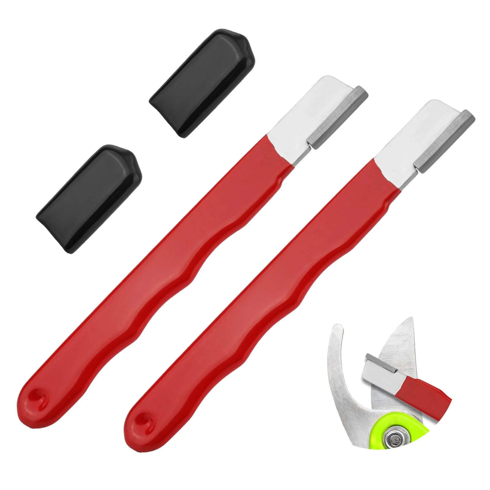 2pcs Pocket Fast Sharpener Premium whetstone Steel Sharpener Multipurpose Knife Sharpener for Pruning Scissors Knife Garden Tool