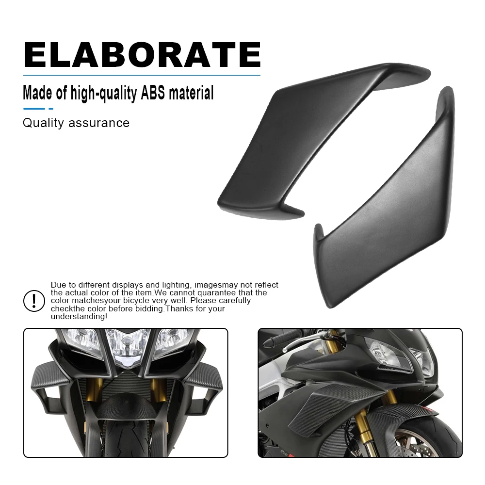 Suitable for Aprilia RSV4 2009-2020 motorcycle aerodynamic wing side panels, fixed wing air windshields ,high-quality side wings