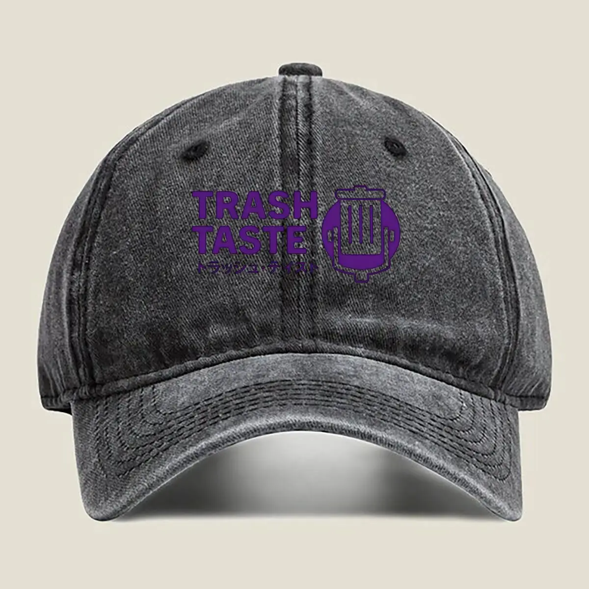 

“Trash Taste Fun, Podcast Design” Washed Baseball Cap