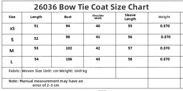 Women's Long-Sleeved Suit Jacket Spring & Fall European American Style Contrasting Color Bow Decor Wholesale Export K526036