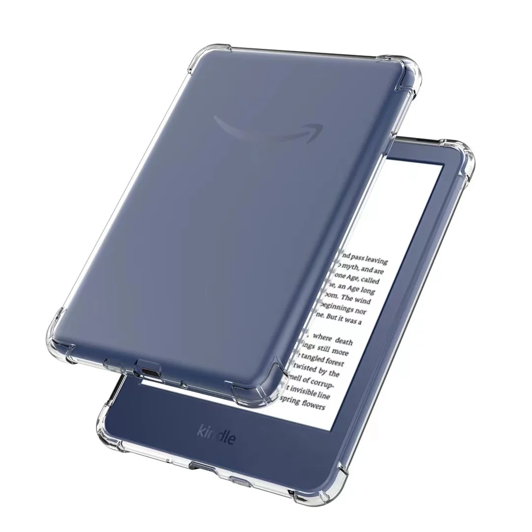 Silikonowe etui na 6 \'\'całkowicie nowy Kindle (wydanie 2022) 11. Generacji przezroczysty miękki pokrywa tylna z TPU Tablet Cover Coqe