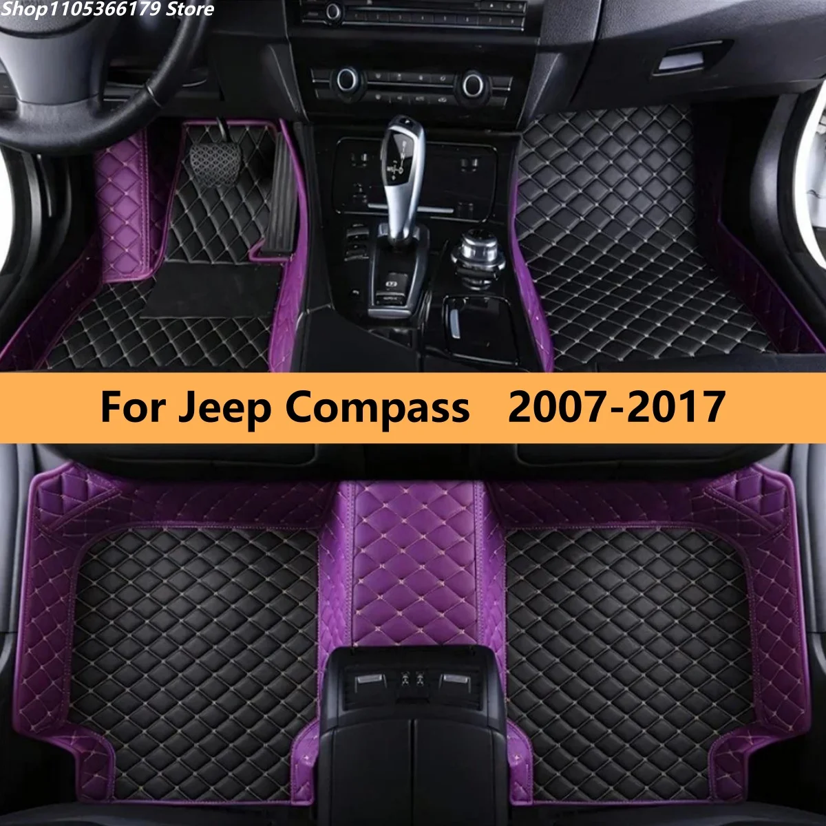 

Custom Car Floor Mats Fit For Jeep Compass 2007 2008 2009 2010 2011 2012 2013 2014 2015 2016 2017 auto accessories Car Carpet