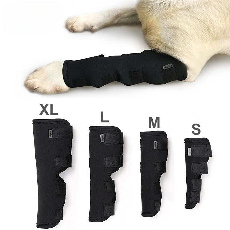 Dog Leg Protector Leg Bracket Feet Cover Anti Licking Joint Fixation Recovery Strap