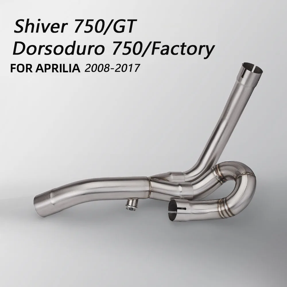 Shiver750 Exhaust Adapter Tube For Aprilia Shiver 750/GT Dorsoduro 750/Factory 2008-2017 Motorcycle Exhausts Pipe Kit Fit OEM