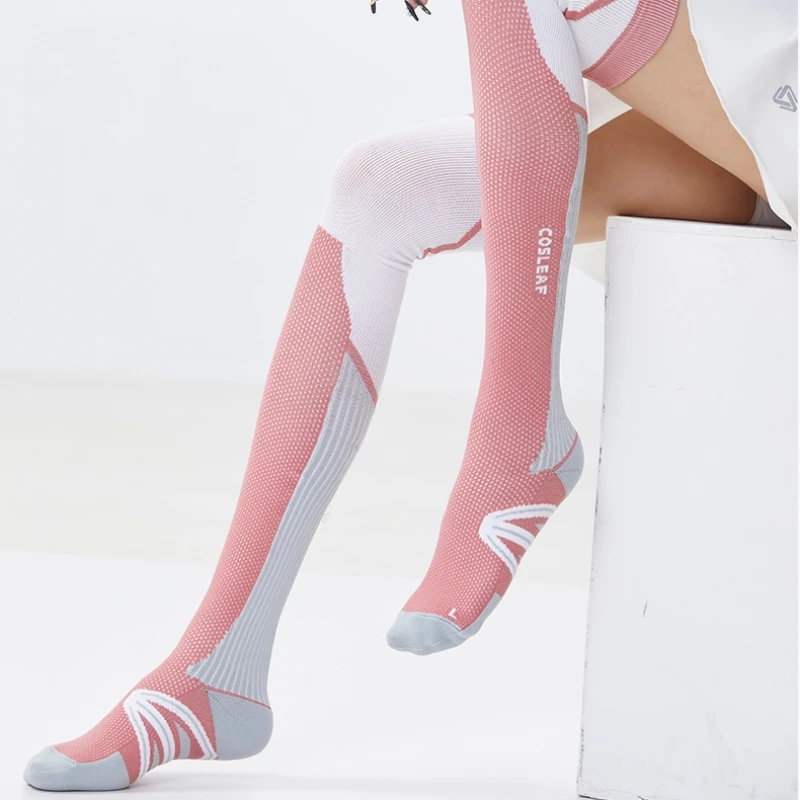 

High Quality Women Running Compression Socks Stockings Sports Socks for Marathon Cycling Football Basketball Veins Outdoor