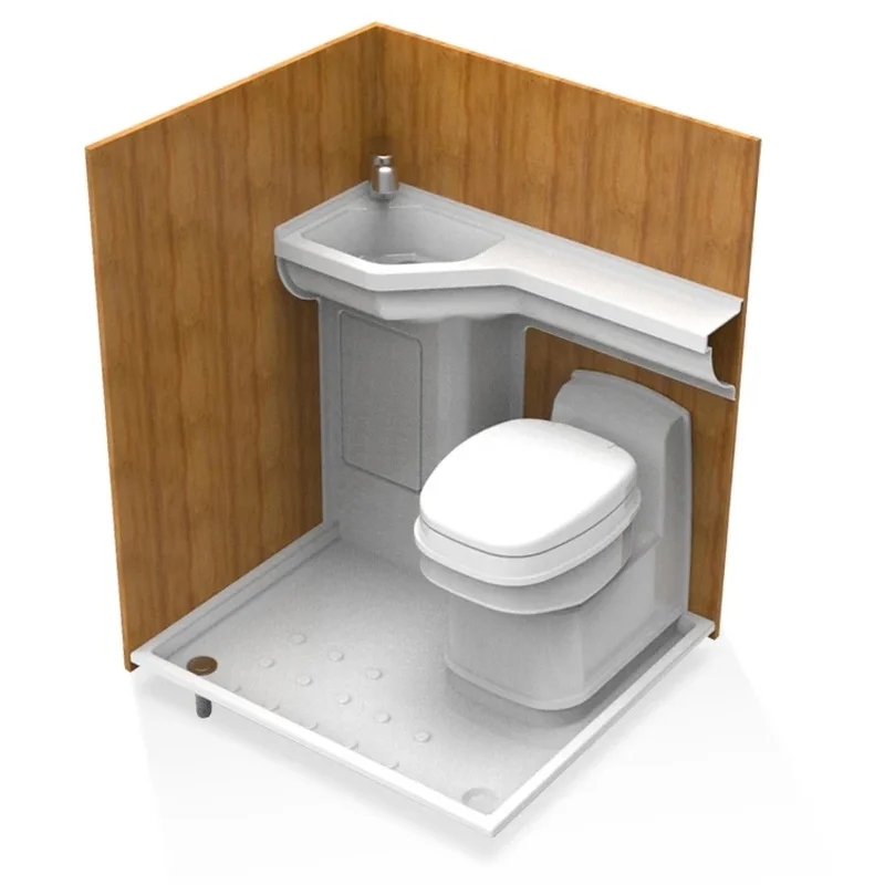 9 Inch RV Bathroom Basin Sink with Faucet Hole Blister Style Modification Accessories for Motorhome Camper