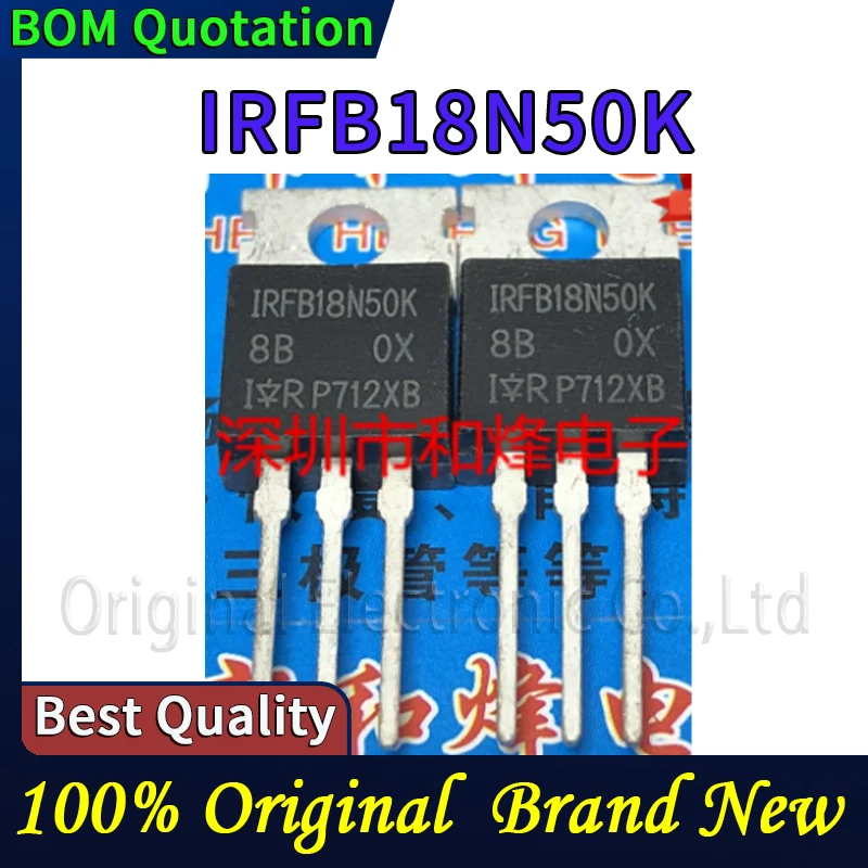 10pcs/lot IRFB18N50K  Original  In stock High quality