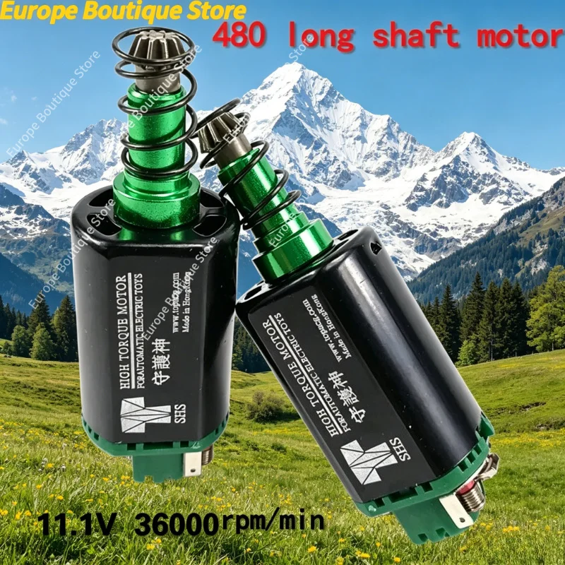 

480 Type 2 High Torque Long Shaft Motor Universal Power For Outdoor Tactical Device Accessories