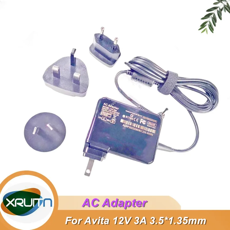 

36W 12V 3A Laptop Charger for Avita NS12A2 NS12TS NS12T5 NE14A2 HK004P HK0041P Notebook Power Supply 12V 1.5A 2A AC DC Adapter