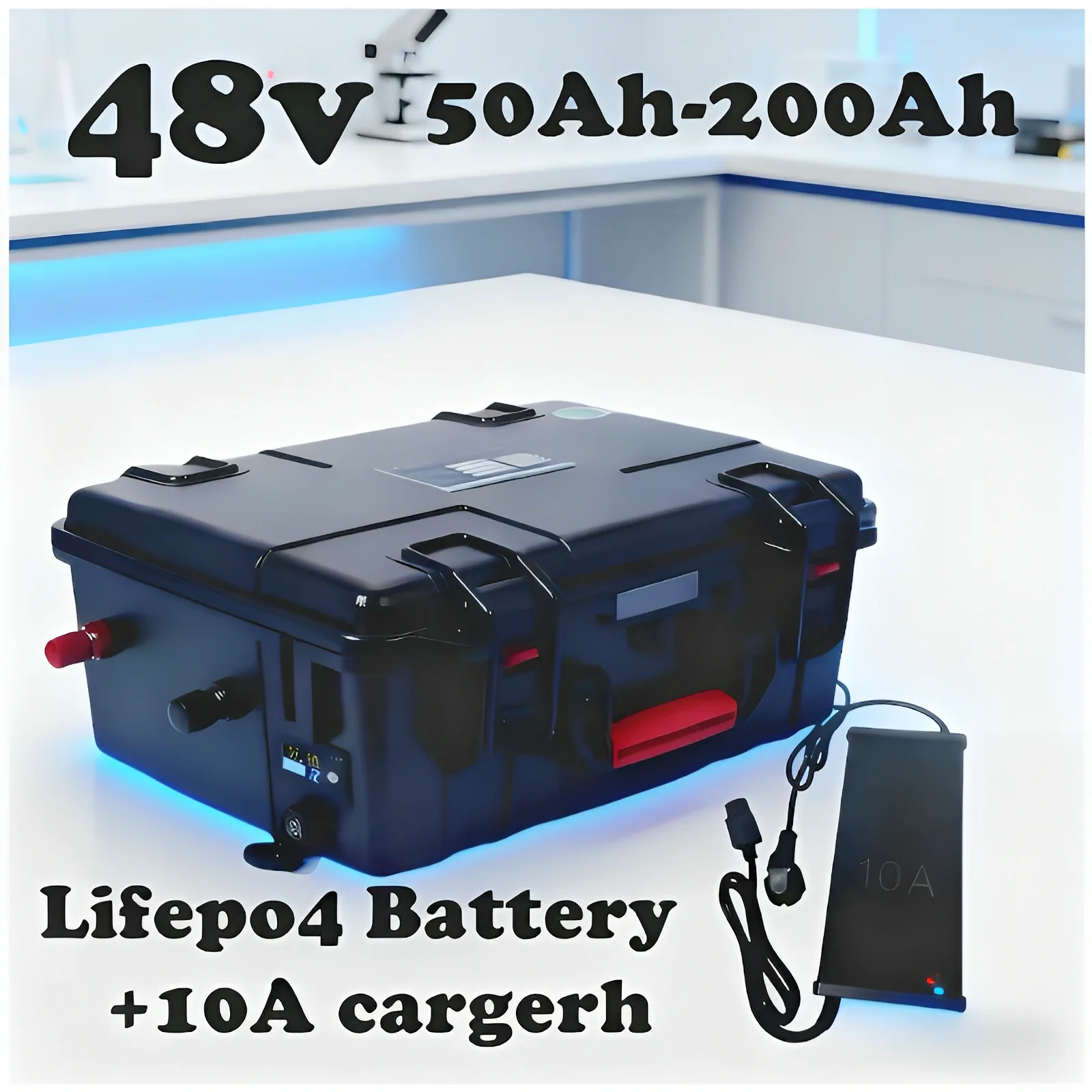 

Мотор для лодки и троллинга Essential! Водонепроницаемая батарея DS 48 В LiFePO4 (50 Ач-240 Ач)-зарядное устройство в комплекте для тяжелых условий эксплуатации