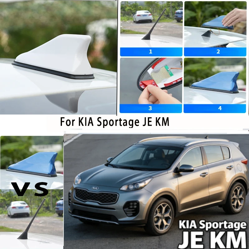 

For KIA Sportage JE KM Car Trunk Anti-Collision Reflective Warning Safety Tape 1Pcs Auto Rear Bumper Protector Sticker