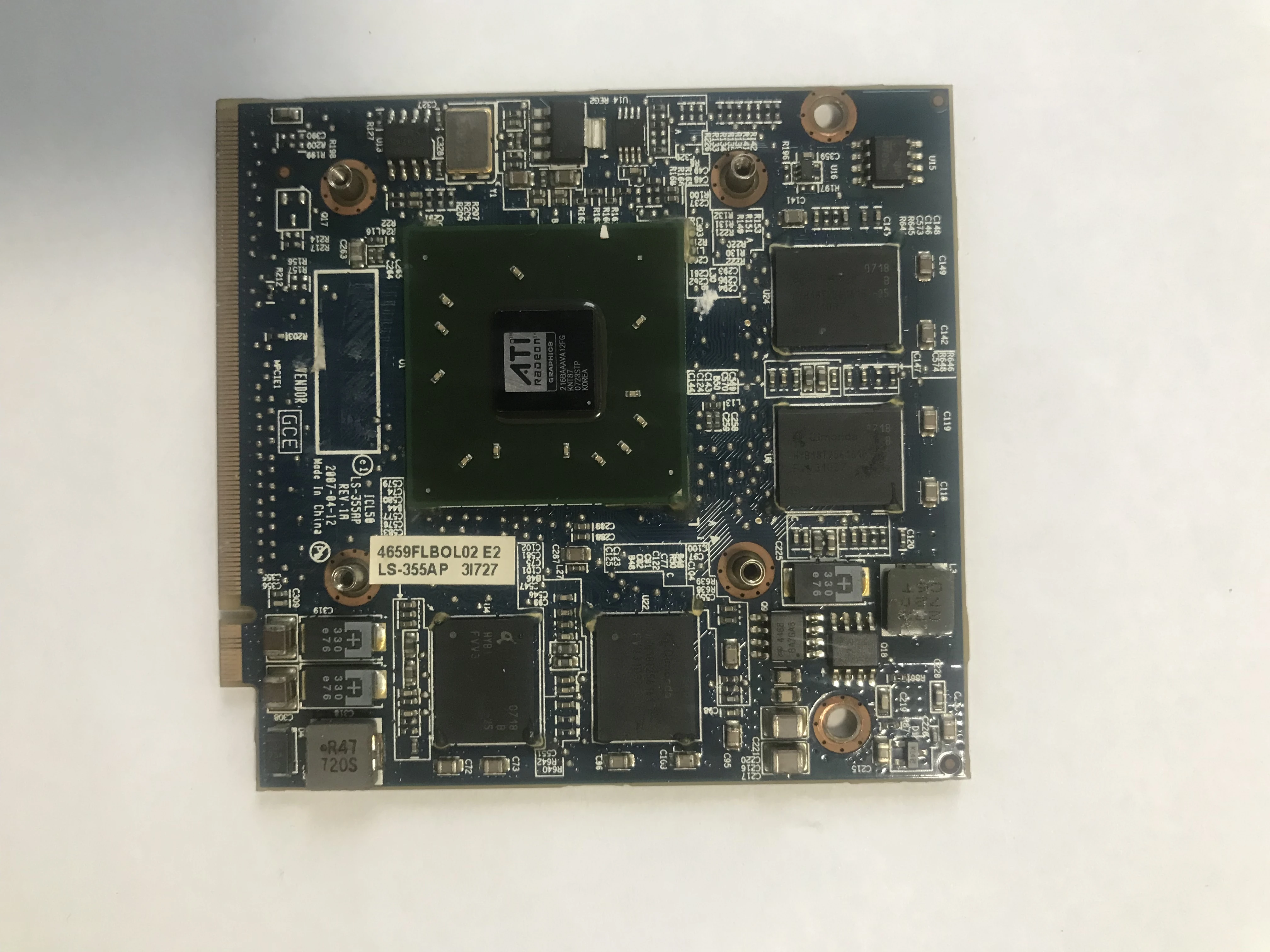 

For Acer Aspire 4630G 5520G 6930G 7720G 7730G Laptop HD2300 HD 2300 256MB DDR2 MXM II Grafikkarte LS-355AP Graphic Video Card