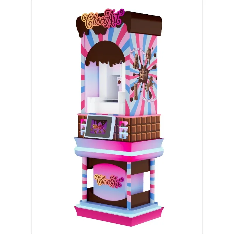3D Chocolate Printing & Vending Machine with SDK Touchscreen Display Cloud Integration Remote Monitoring Customized