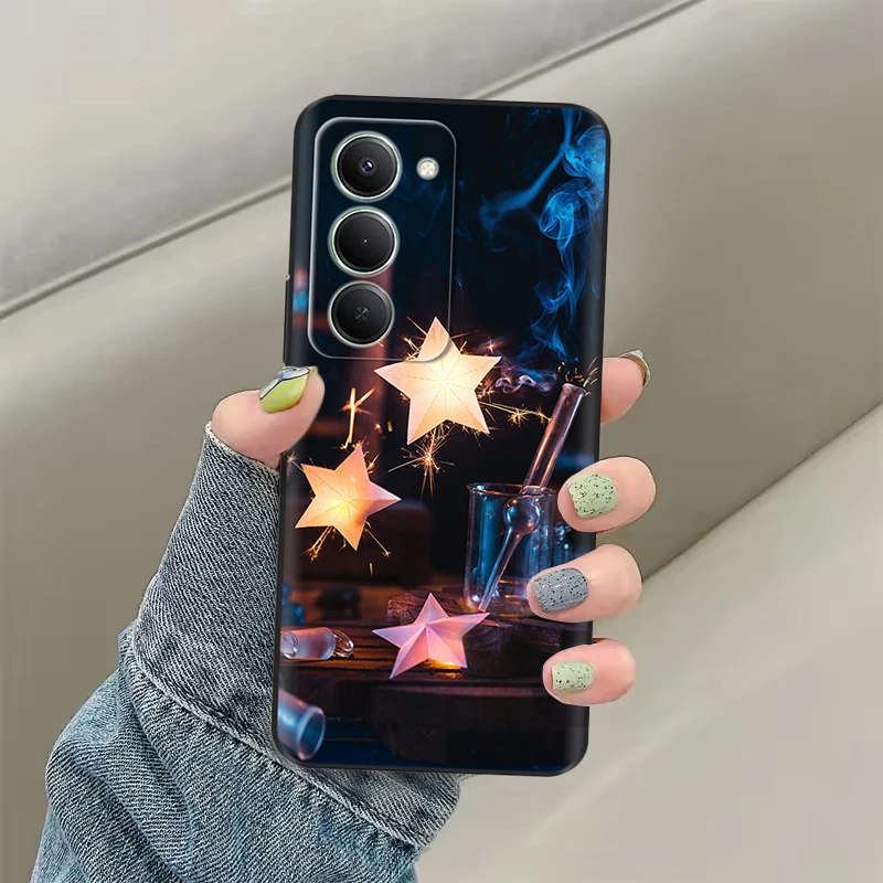 ل Redmi 15 حافظة 2025 لطيف الزهور كوكه لينة السائل سيليكون الغطاء الخلفي ل Redmi 15 الحالات الهاتف Redmi15 5G 4G Fundas Shells #5