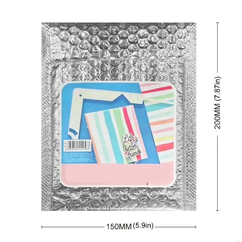 5-in-1 Book Covers Guide Ruler Stainless Steel Metal Bookbinding Ruler Tool for Making Book Journal Covers Album Covers