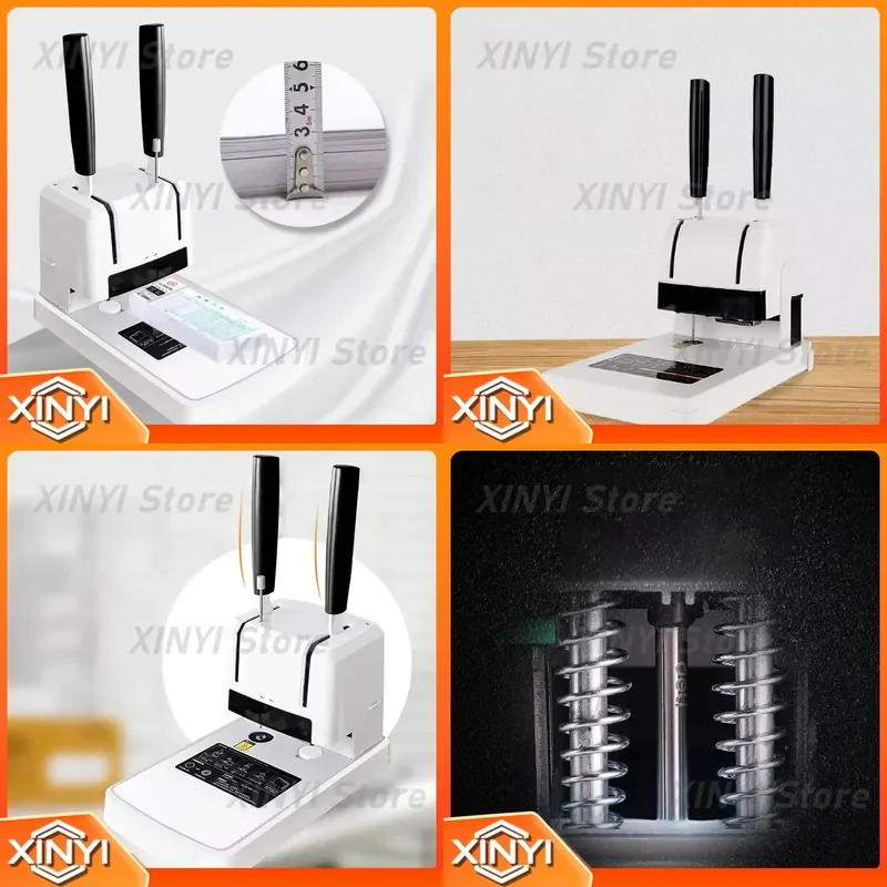 for Financial Documents Binding Machine Hot Melt Riveting Tube Binder with 5MM Drilling Diameter
