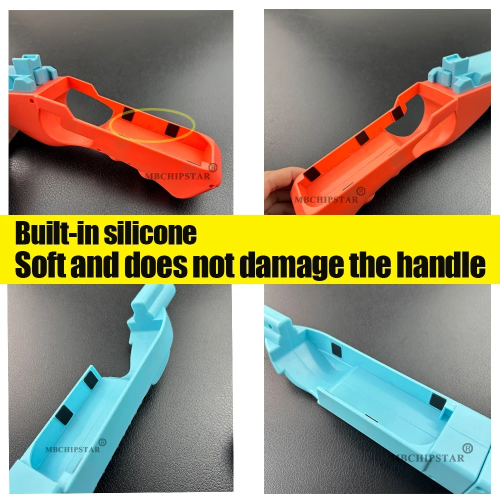 For NS Switch 2 Shooting Accessory Motion Gun Butt Handle Improve Gaming Experience Tactical Controller For Console