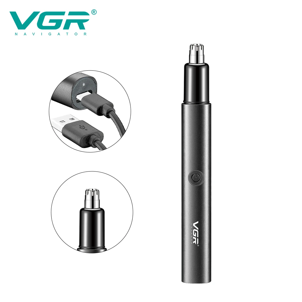 VGR 615 便利なヘアトリミングセット 2-in-1 鼻毛トリマー ディープクリーニング IPX4 全身水洗い脱毛装置