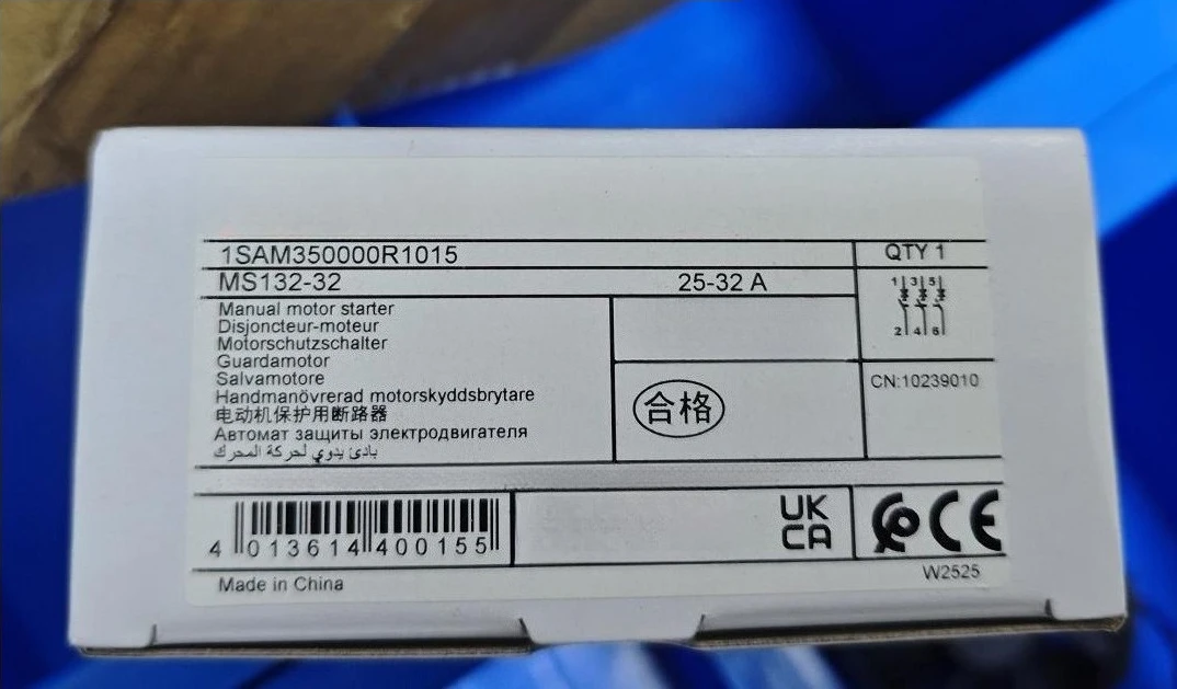 Brand New MS132-32 Motor Protection Circuit Breaker Provide Overload Short-Circuit Fast Delivery