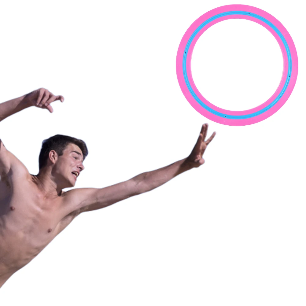 25cm Flying Disc Portable Sports Play Discs Versatile Throwing Catching Disc Outdoor Flying Disc for Beach Backyard