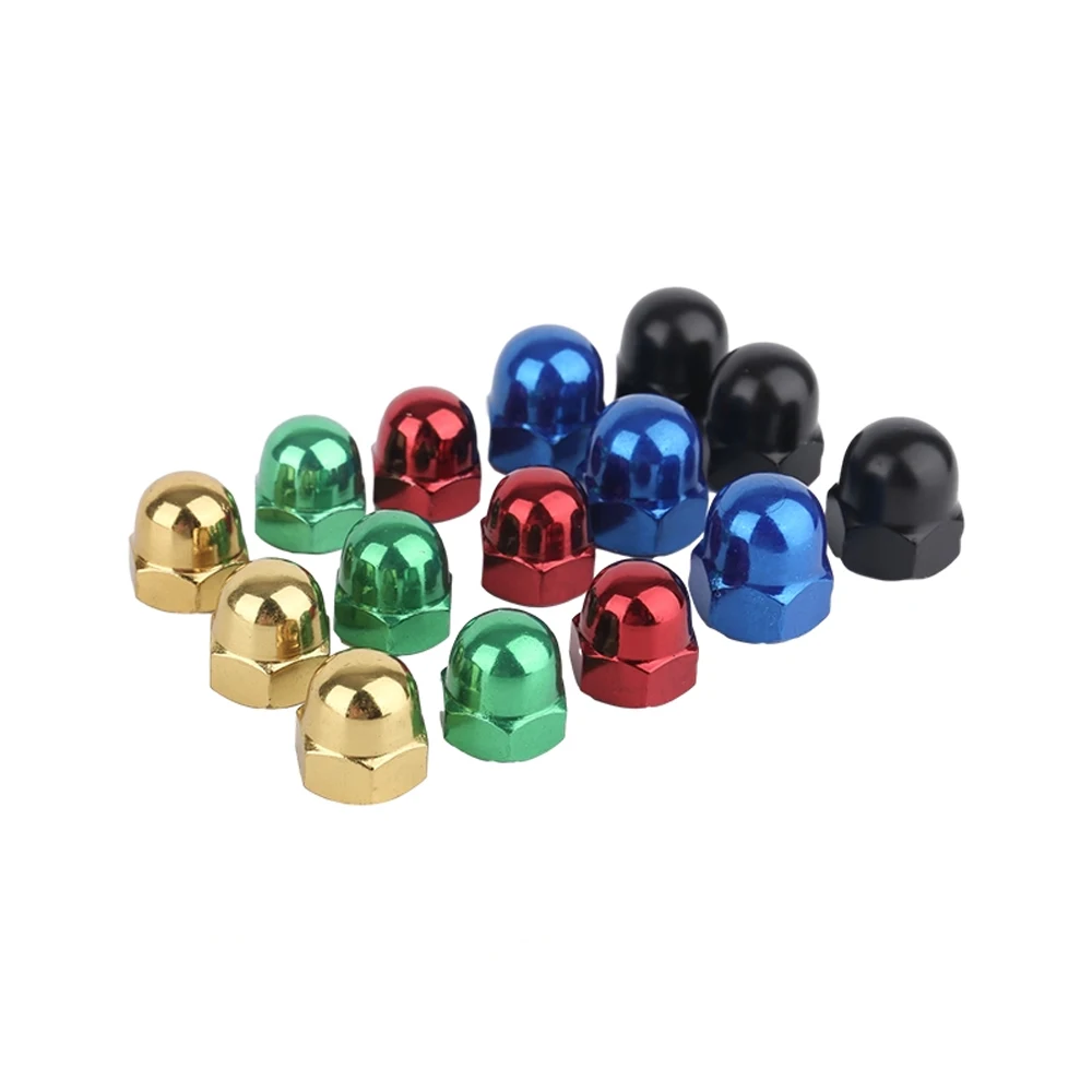 Weiyi M2 M2.5 M3 M4 M5 M6 M8 Aluminiumlegierung-Keilmutter mit Grobgewinde, Bunte RC-Auto-Zubehörteile, Motorteile – Detail 7